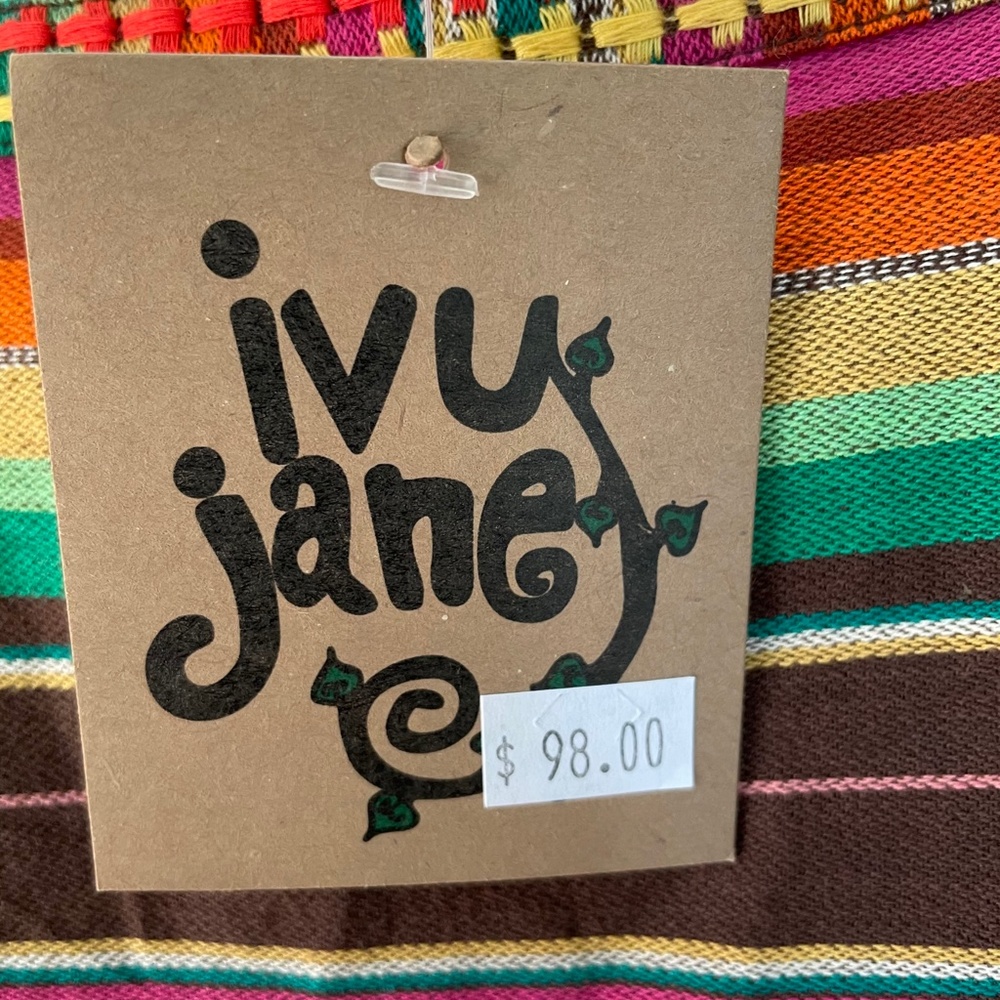 New NWT Ivy Jane serape embroidered blouse top shirt - Picture 3 of 7